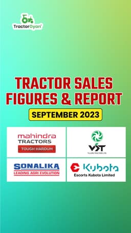 Tractor Sales Figures & Report - September 2023