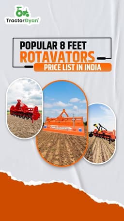 Popular 8 Feet Rotavators Price List in India