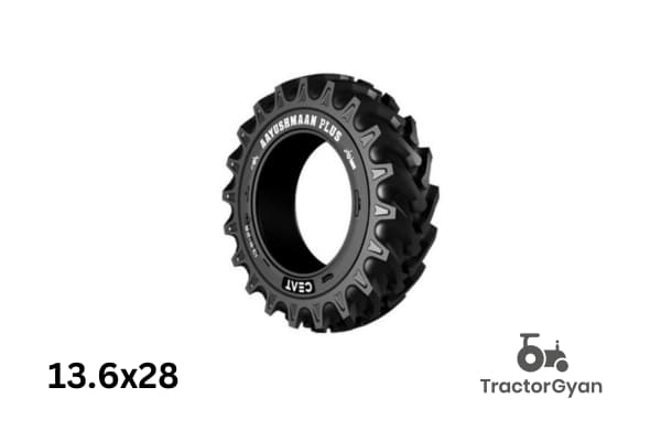 Ceat Aayushmaan Plus 13.6x28 - Rear Tyre image