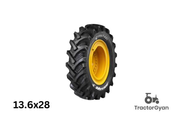 JK Tyre Prithvi 13.6x28 - Rear Tyre image