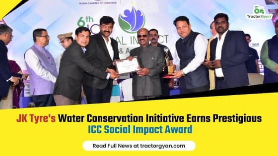 JK Tyre's Water Conservation Initiative Earns Prestigious ICC Social Impact Award image