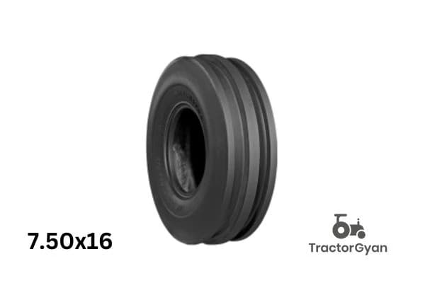 MRL MTF 212 - Three Rib 7.50x16 - Front Tyre image