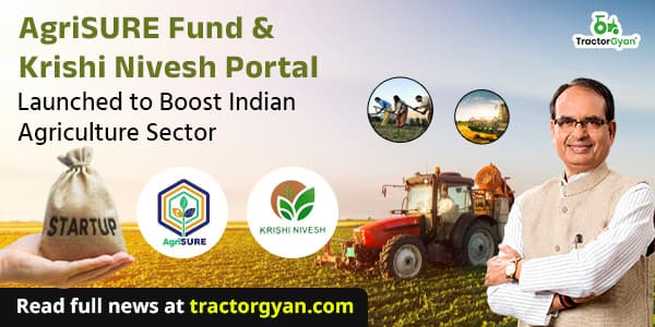 AgriSURE Fund & Krishi Nivesh Portal Launched to Boost Indian Agriculture Sector image