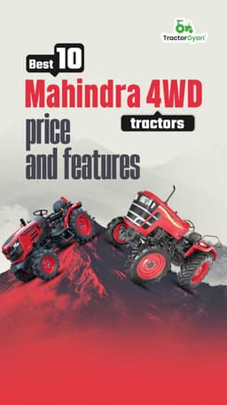 Best 10 Mahindra 4WD tractors price and features
