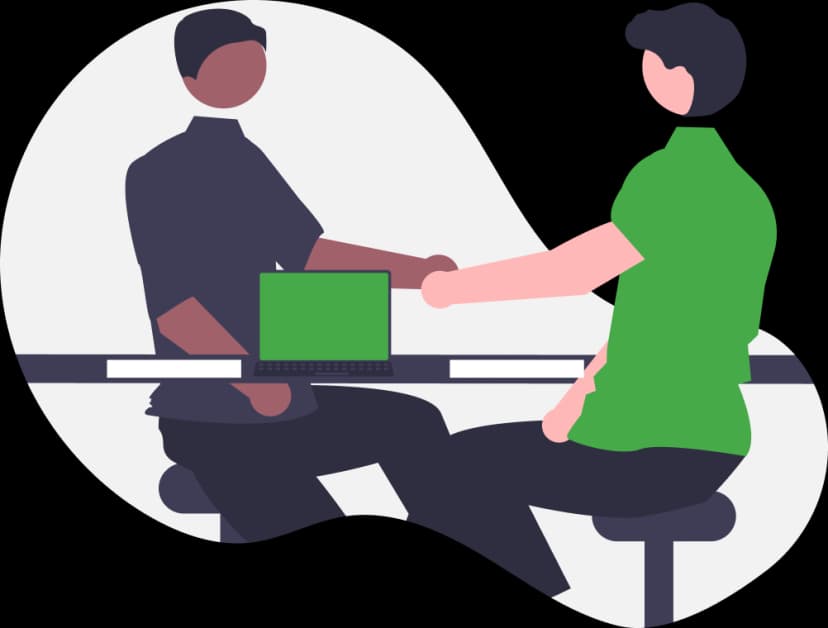 Business Partnership Illustration