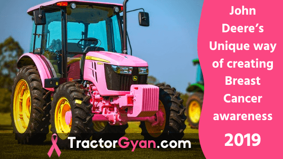 John Deere’s Unique way of creating Breast Cancer awareness image