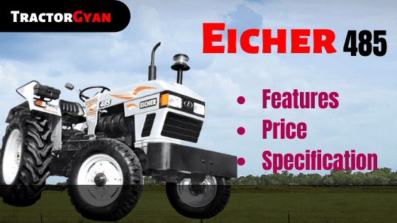 Eicher 485 Tractor Price, Specification, Feature & Review in India 2024 | Tractorgyan image