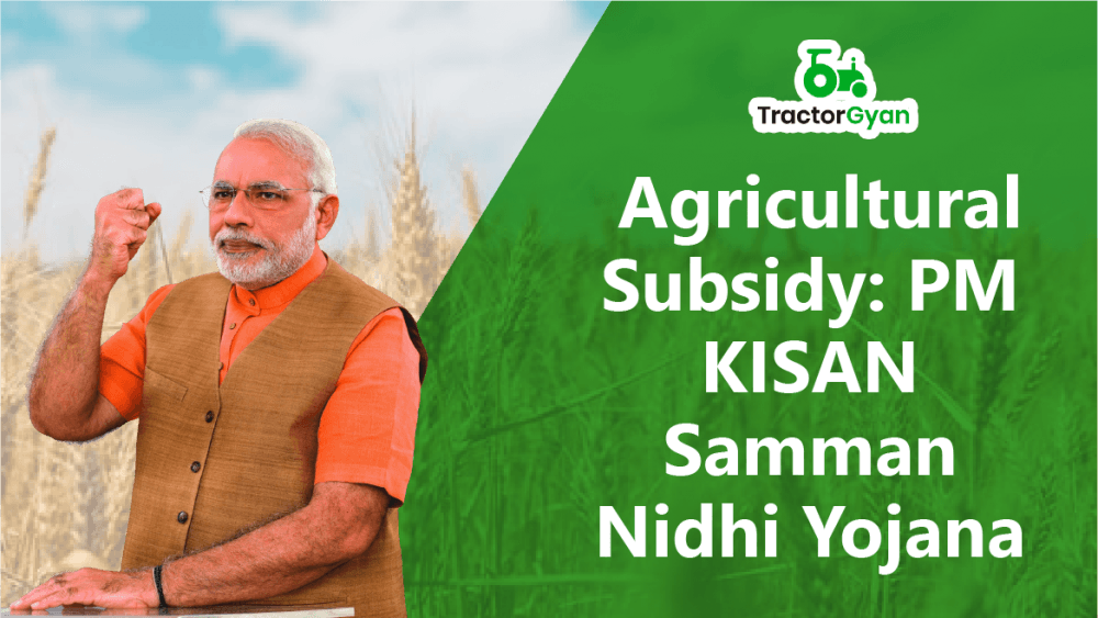 Agricultural Subsidy: PM KISAN Samman Nidhi Yojana image