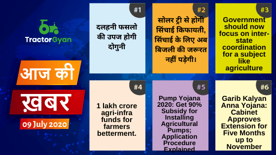 Agriculture News । आज की खेती की खबर 09/07/2020 image