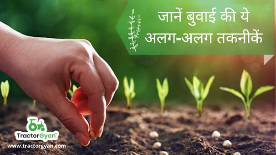 Learn these different techniques of sowing. image