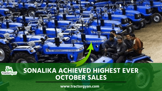 Sonalika achieved highest ever october sales image
