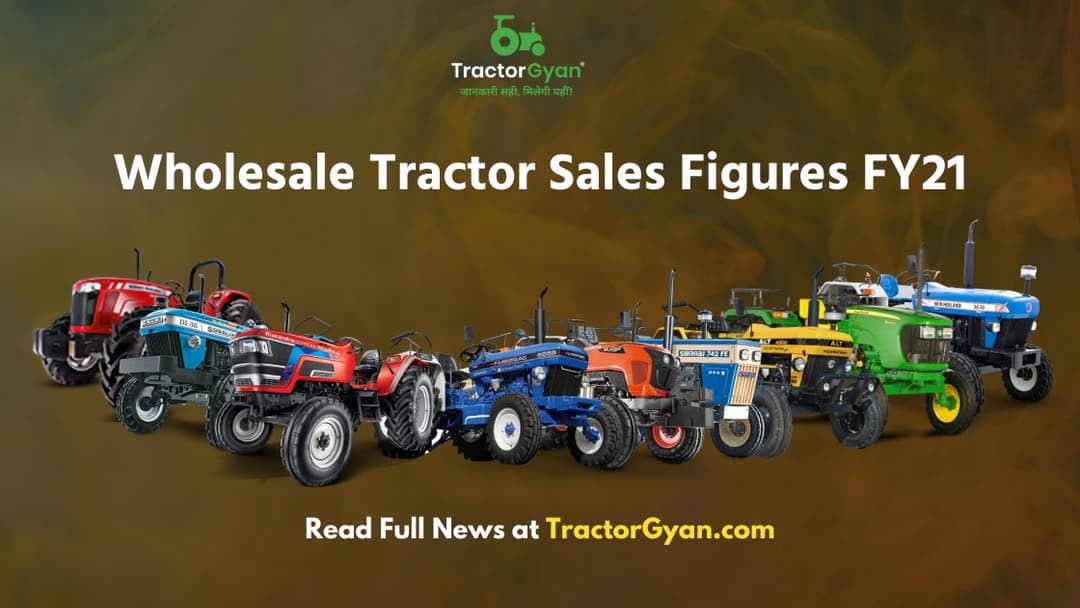 Indian Tractor Industry: wholesale Tractor sales figures FY21 image