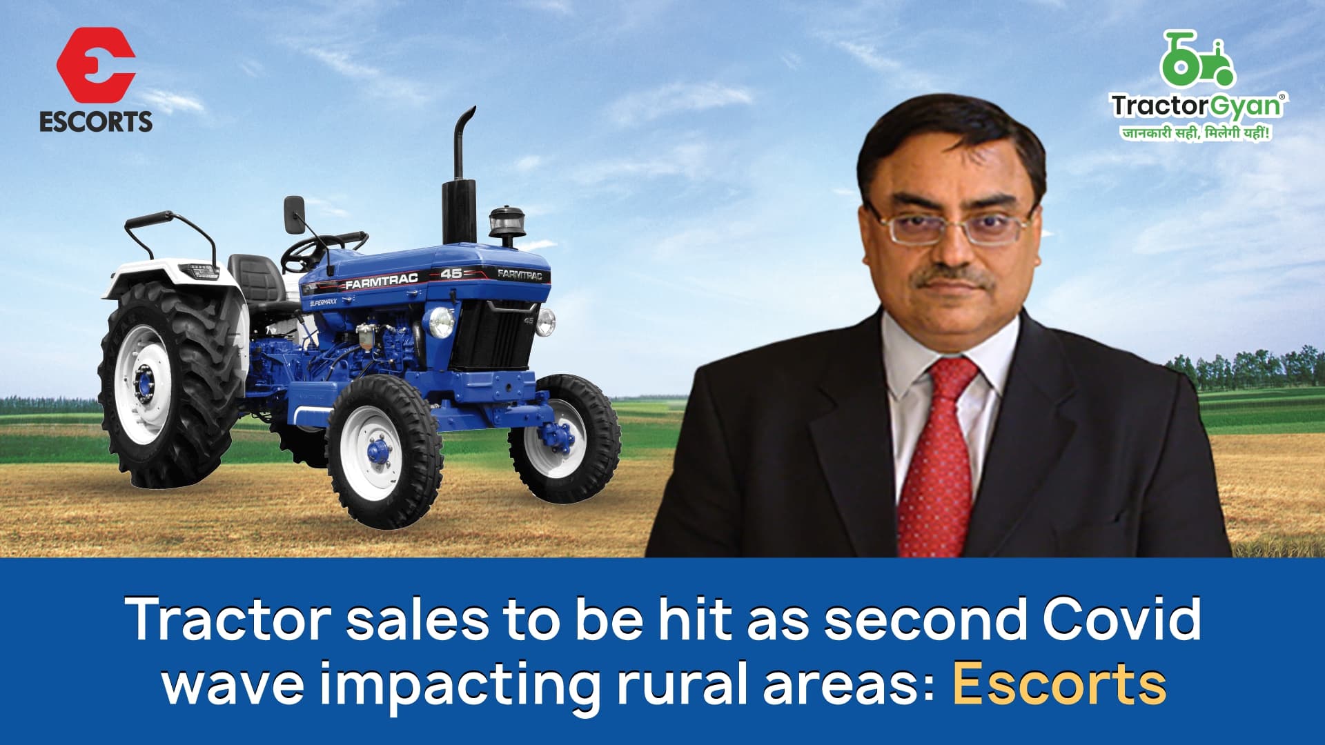 Tractor sales to be hit as second Covid wave impacting rural areas: Escorts image