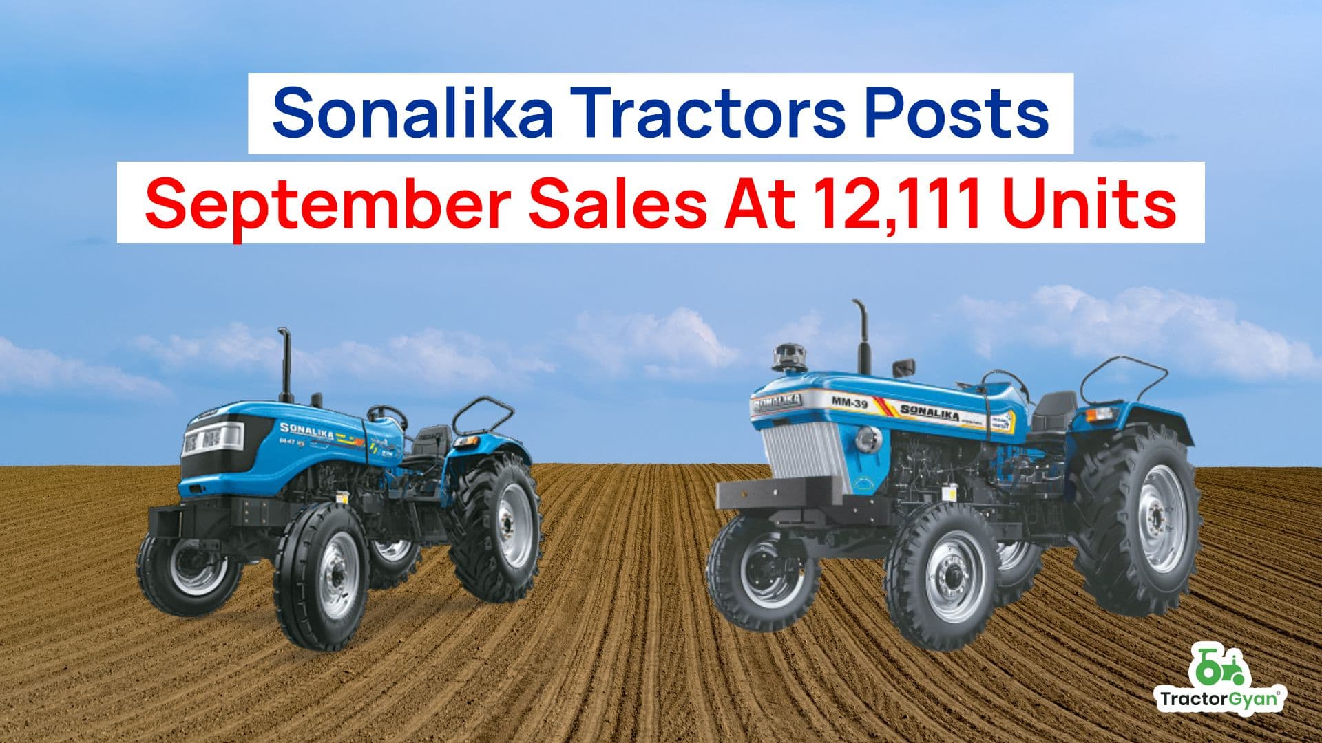 Sonalika Tractors posts September sales at 12,111 units image