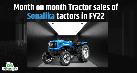 Sonalika sold overall 138,184 tractors during April'21 to March'22 image