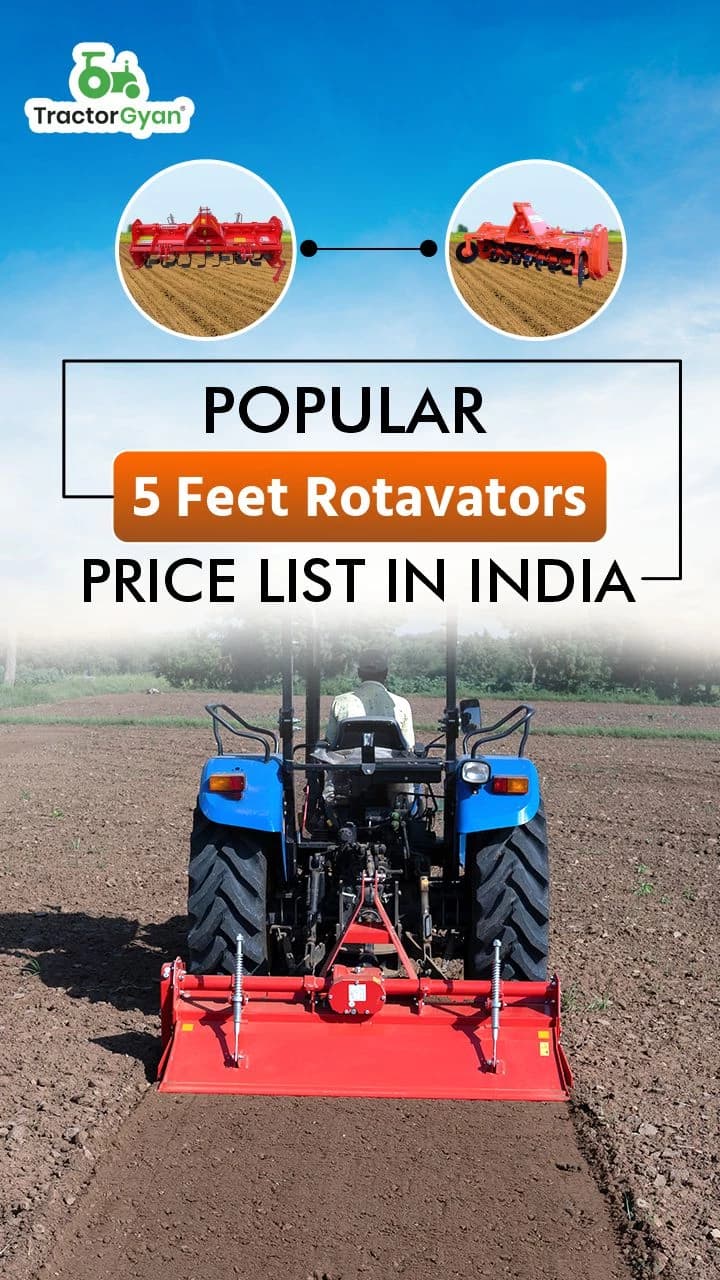 Popular 5 Feet Rotavators Price List in India Popular 5 Feet Rotavators Price List in India