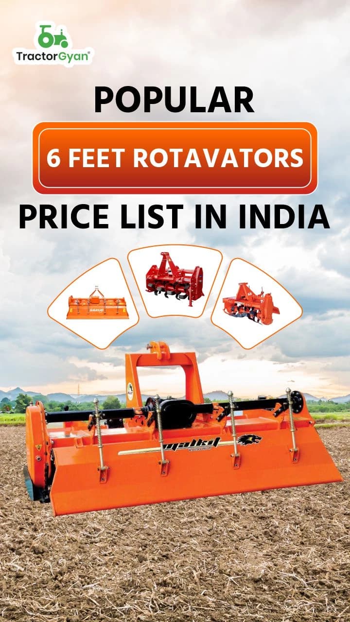 Popular 6 Feet Rotavators Price List in India Popular 6 Feet Rotavators Price List in India
