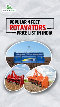 Popular 4 Feet Rotavators Price List in India Popular 4 Feet Rotavators Price List in India