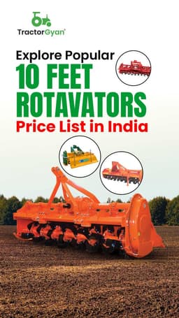 Popular 10 Feet Rotavators Price List in India Popular 10 Feet Rotavators Price List in India