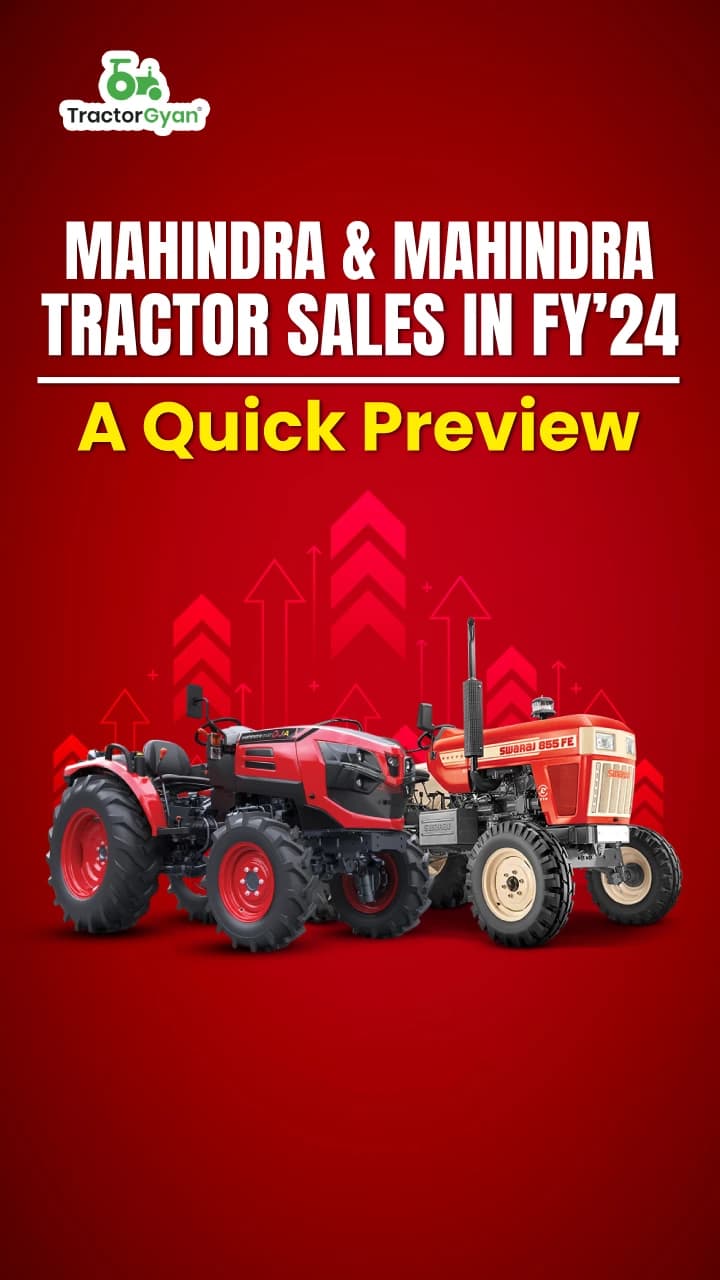 Mahindra & Mahindra Tractor Sales in FY'24 Mahindra & Mahindra Tractor Sales in FY'24