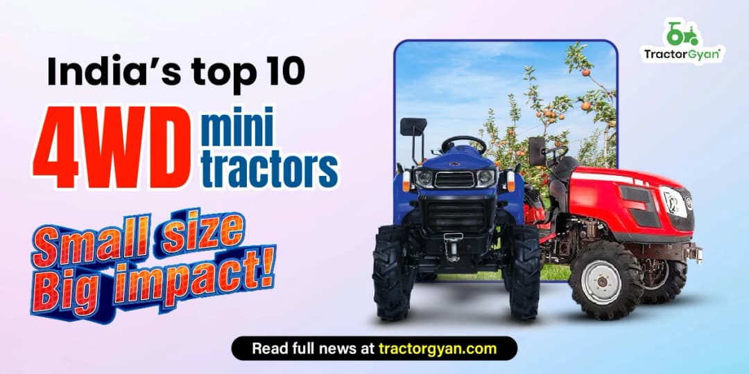 Top 10 4WD Mini Tractors in India Top 10 4WD Mini Tractors in India