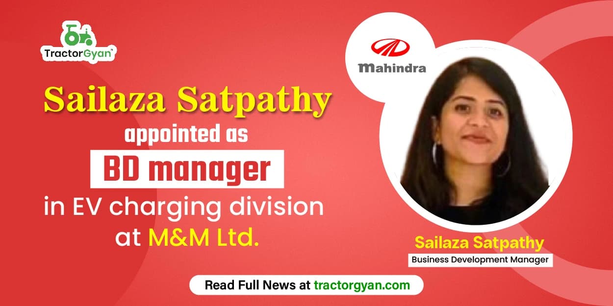 Sailaza Satpathy Appointed as BD Manager in EV Charging Division at M&M Ltd. Sailaza Satpathy Appointed as BD Manager in EV Charging Division at M&M Ltd. image