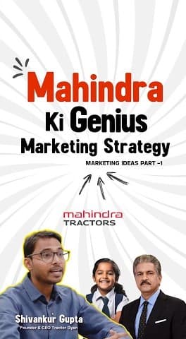 Mahindra Tractor’s Smartest Marketing Move Video | Tractor Gyan Mahindra Tractor’s Smartest Marketing Move Video | Tractor Gyan