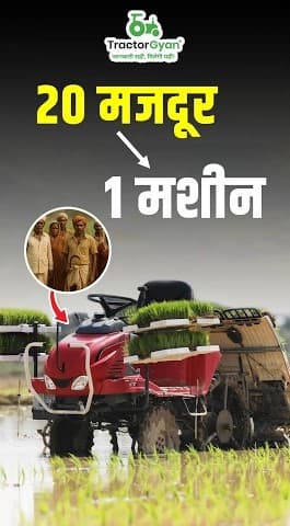 Rice Transplanter Price & Features: Replaces 20 Labour Work Video | Tractor Gyan Rice Transplanter Price & Features: Replaces 20 Labour Work Video | Tractor Gyan