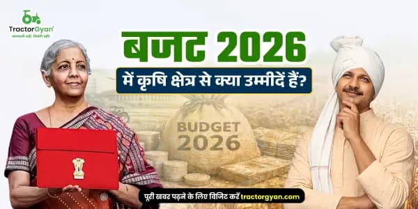 बजट 2026 में कृषि क्षेत्र से क्या उम्मीदें हैं? बजट 2026 में कृषि क्षेत्र से क्या उम्मीदें हैं?