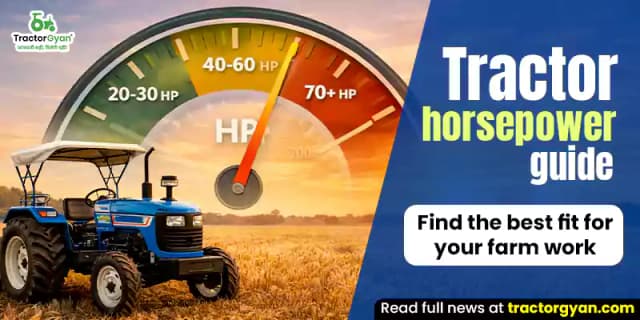 Tractor horsepower guide: Find the best fit for your farm work Tractor horsepower guide: Find the best fit for your farm work image