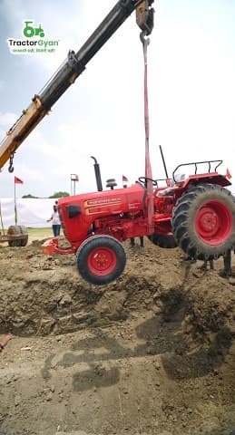 Mahindra 585 DI Buried Underground Challenge Video - Tractor Gyan Mahindra 585 DI Buried Underground Challenge Video - Tractor Gyan