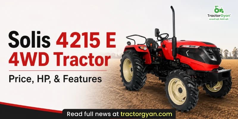 Solis 4215 E 4WD Tractor - Price, HP, & Features Solis 4215 E 4WD Tractor - Price, HP, & Features
