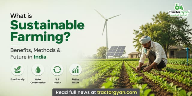 What is sustainable farming? Benefits, methods & future in India What is sustainable farming? Benefits, methods & future in India image
