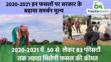इन फसलों पर सरकार के बढ़ाया समर्थन मूल्य इन फसलों पर सरकार के बढ़ाया समर्थन मूल्य