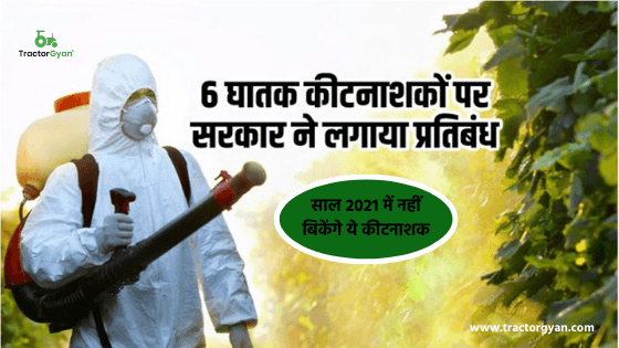 सरकार ने कीटनाशकों पर लगाया प्रतिबंध : साल 2021 में नहीं बिकेंगे ये कीटनाशक सरकार ने कीटनाशकों पर लगाया प्रतिबंध : साल 2021 में नहीं बिकेंगे ये कीटनाशक image
