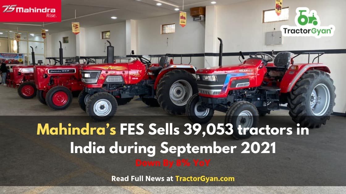 Mahindra’s FES Sells 39,053 tractors in India during September 2021 Mahindra’s FES Sells 39,053 tractors in India during September 2021 image