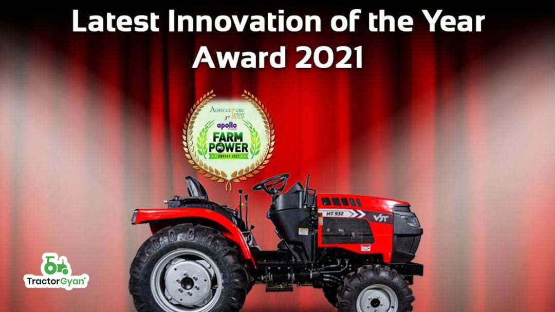 VST MT 932 adjudged the Most Innovative Tractor of 2021 VST MT 932 adjudged the Most Innovative Tractor of 2021