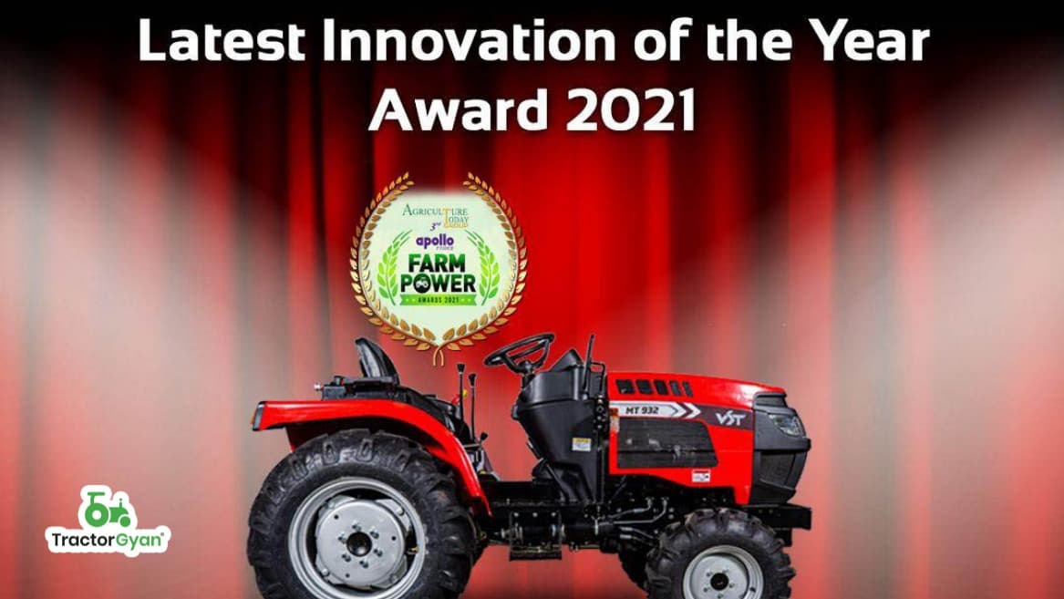 VST MT 932 adjudged the Most Innovative Tractor of 2021 VST MT 932 adjudged the Most Innovative Tractor of 2021 image