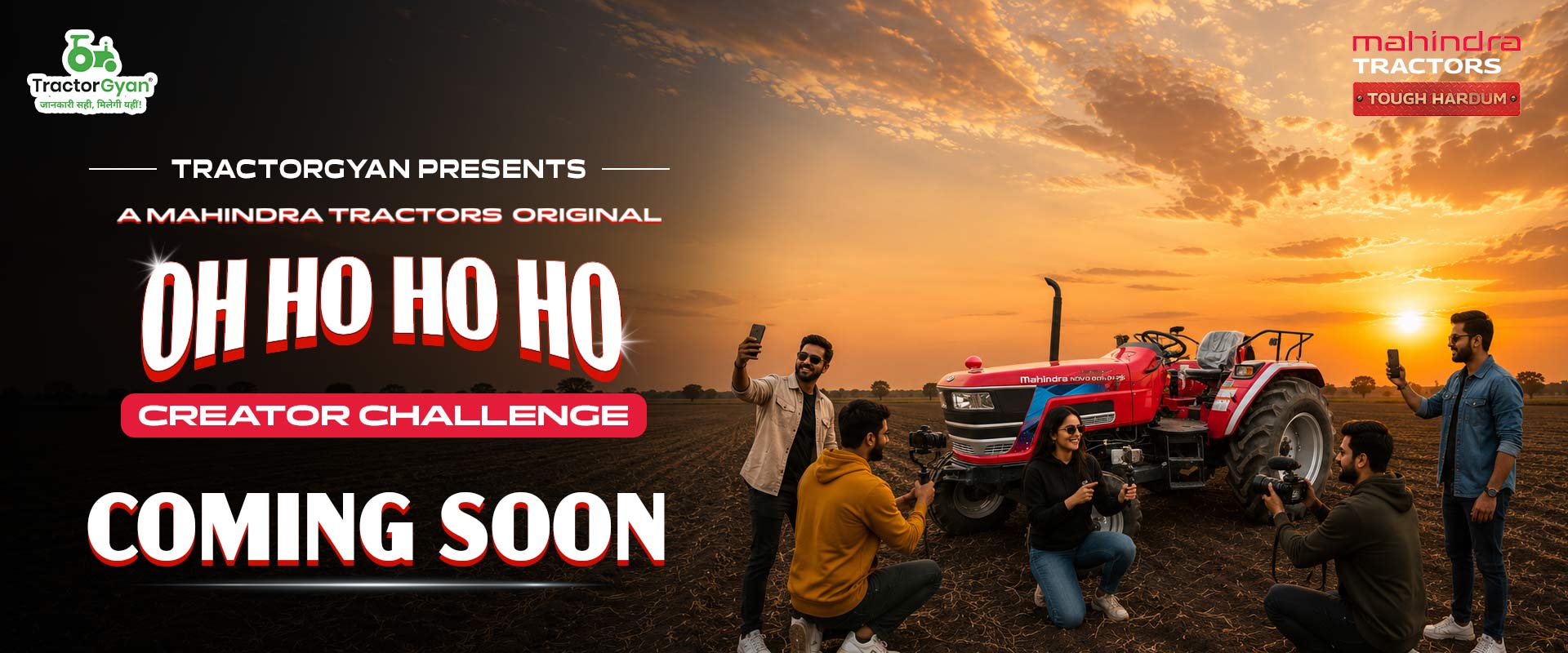 Mahindra Oh Ho Ho Ho Creator Challenge - TractorGyan Presents - A Mahindra Tractors Original